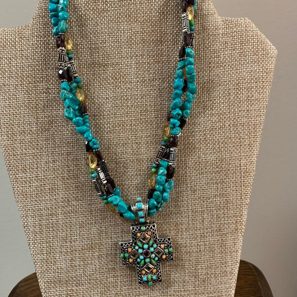 Turquoise & Sterling Silver Necklace